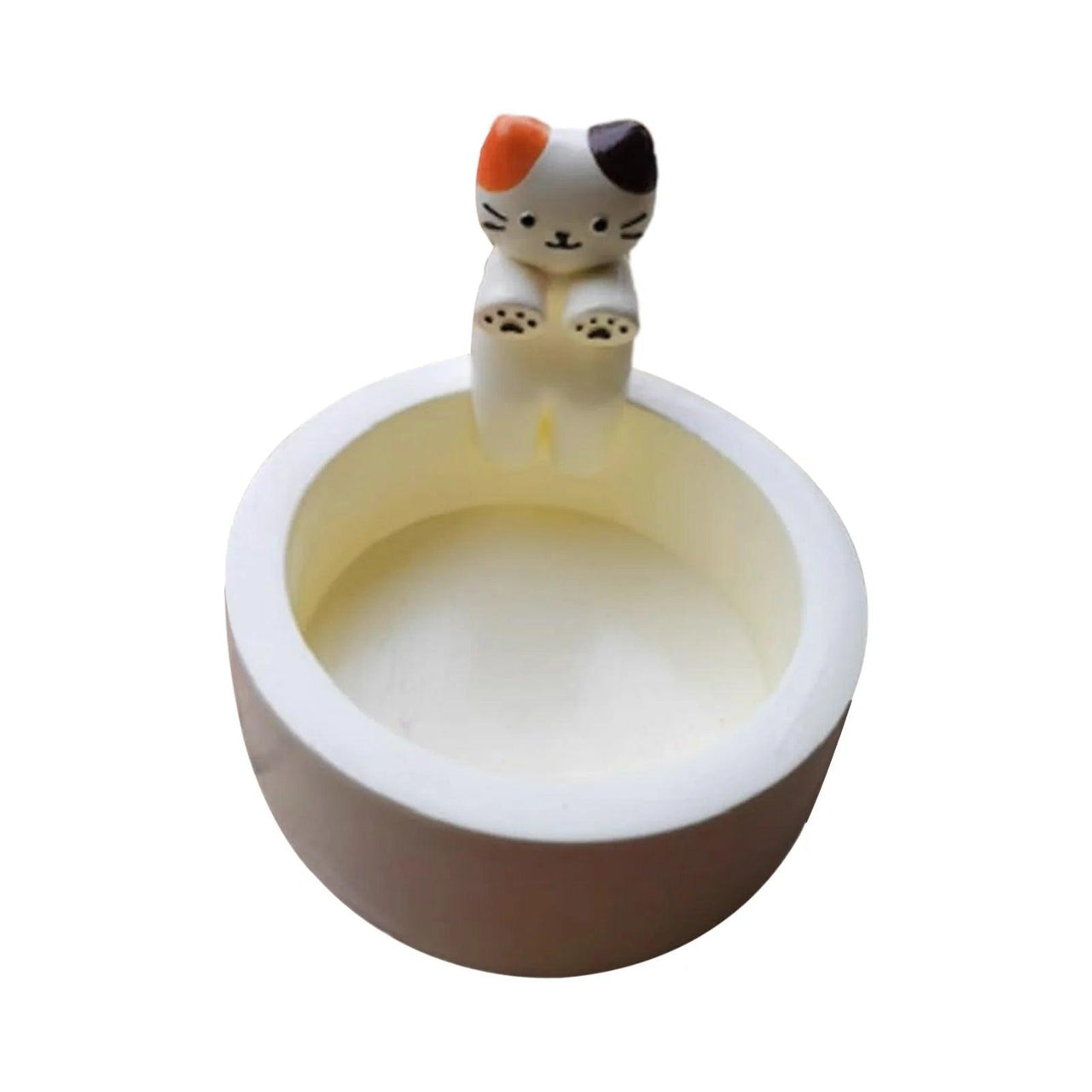 Feline Flame Guardian Candle Holder Candle Holders KittyNook Cat Company Calico Cat  