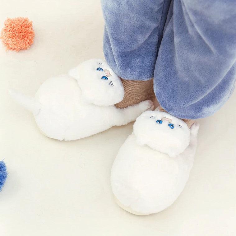 Fluffy Cat Slippers For Adults - KittyNook Cat Company