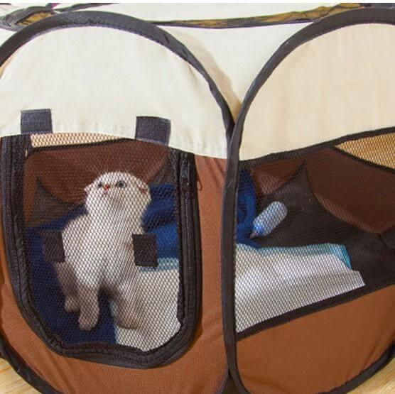 Foldie Portable Cat Playpen - KittyNook
