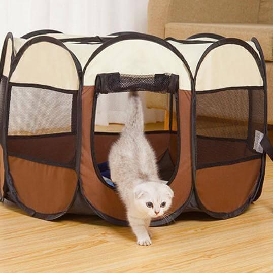Foldie Portable Cat Playpen - KittyNook