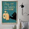 Funny Vintage Cat Posters - KittyNook Cat Company