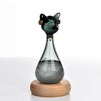 Thumbnail for Furcast Weather Bottle Figurines KittyNook Cat Company Sleek Black  