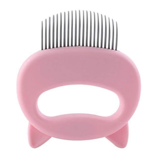 Hair Removal Cat Massaging Shell Comb Cat Supplies kittynook Pink  