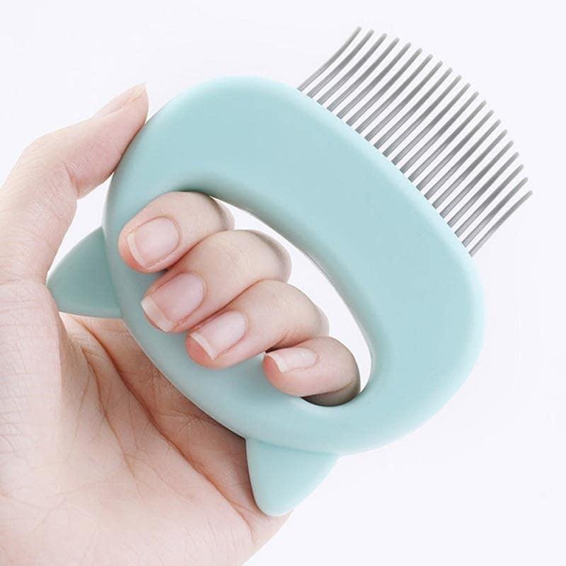 Hair Removal Cat Massaging Shell Comb Cat Supplies kittynook   