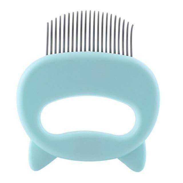 Hair Removal Cat Massaging Shell Comb Cat Supplies kittynook Green  