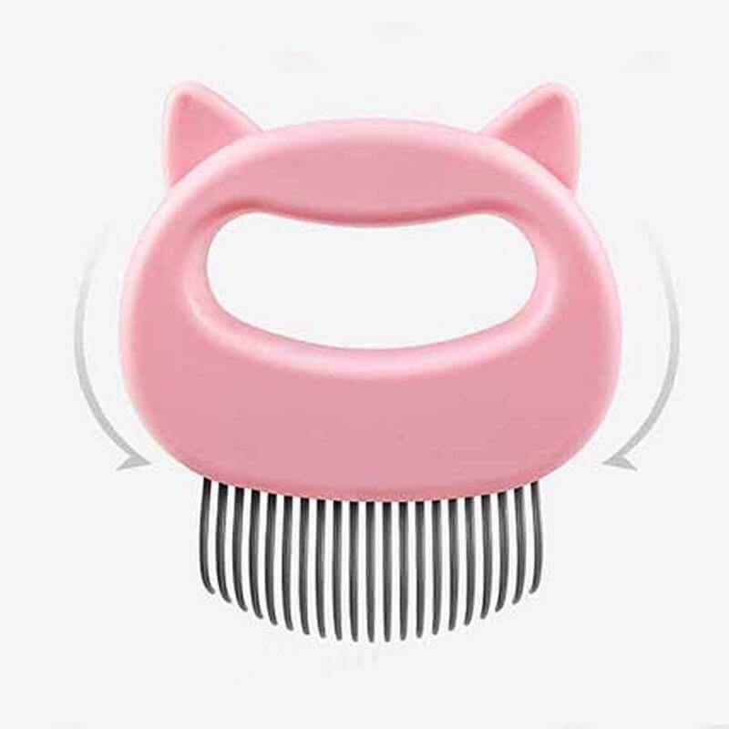 Hair Removal Cat Massaging Shell Comb Cat Supplies kittynook   