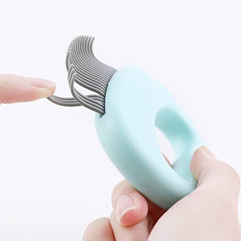 Cat Hair Removal Massaging Shell Comb - KittyNook