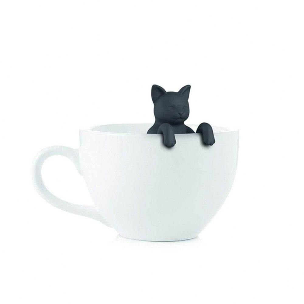 Hanging Cat Tea Infuser Tea Strainers KittyNook   