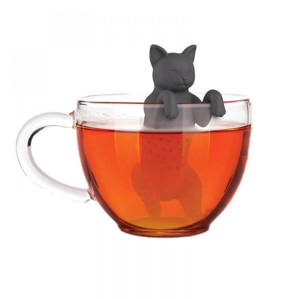 Hanging Cat Tea Infuser Tea Strainers KittyNook   