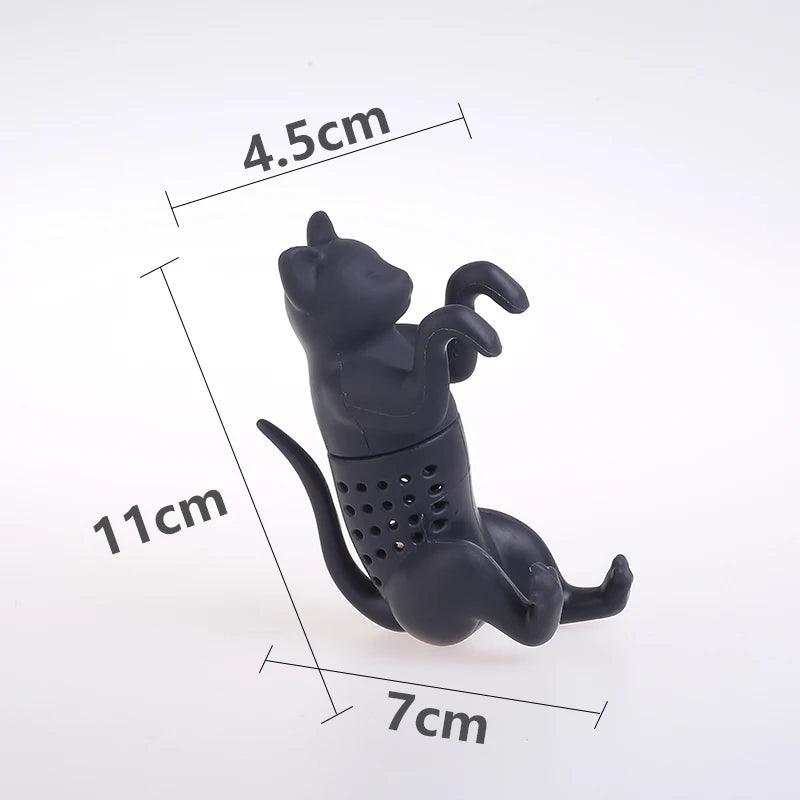 Hanging Cat Tea Infuser Tea Strainers KittyNook   