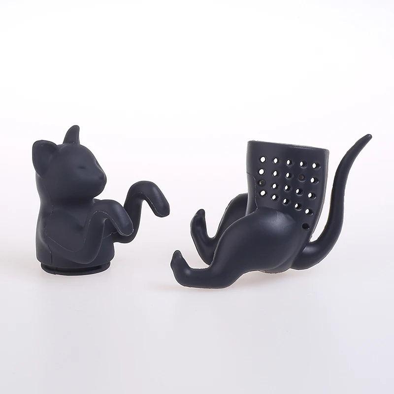 Hanging Cat Tea Infuser Tea Strainers KittyNook   