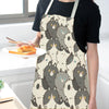 Kawaii Animals Linen Kitchen Apron - KittyNook Cat Company