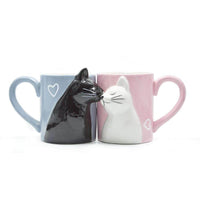 Thumbnail for Kissing Cats Ceramic Mug Set Drinkware KittyNook Kiss Cat Two-Piece Set  