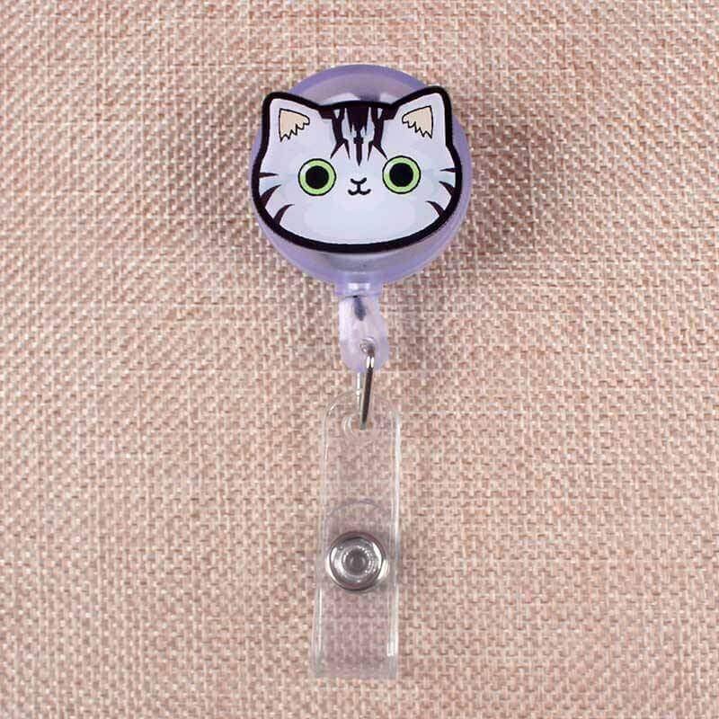 So Kawaii! Retractable Cat Badge Reel - KittyNook