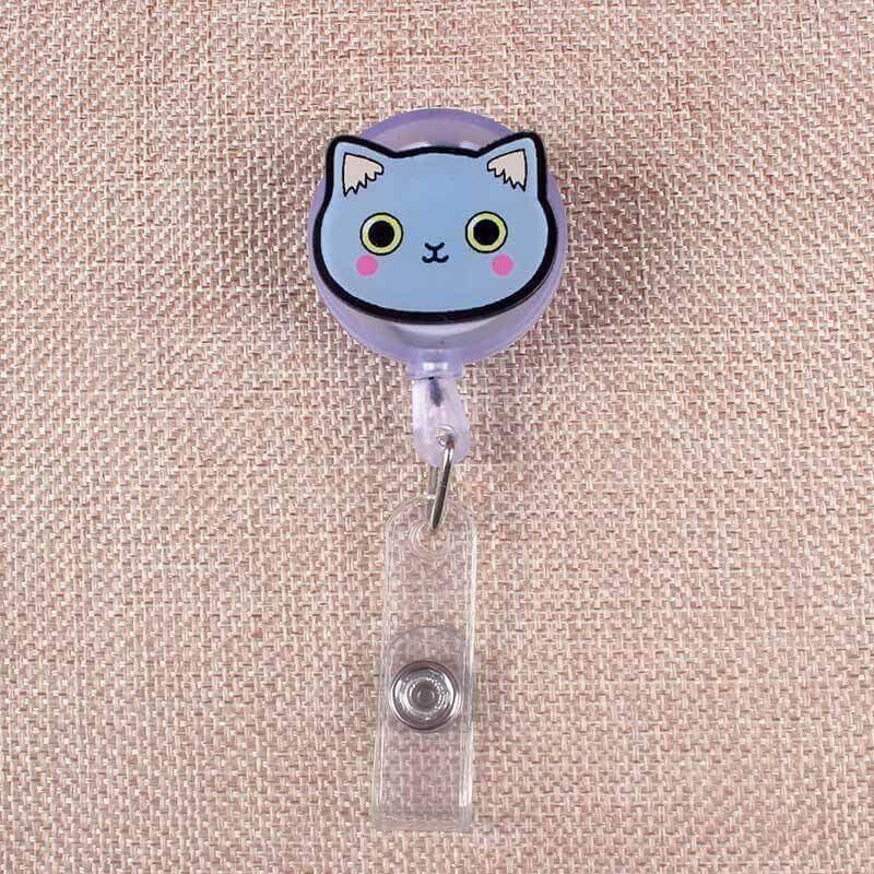 So Kawaii! Retractable Cat Badge Reel - KittyNook