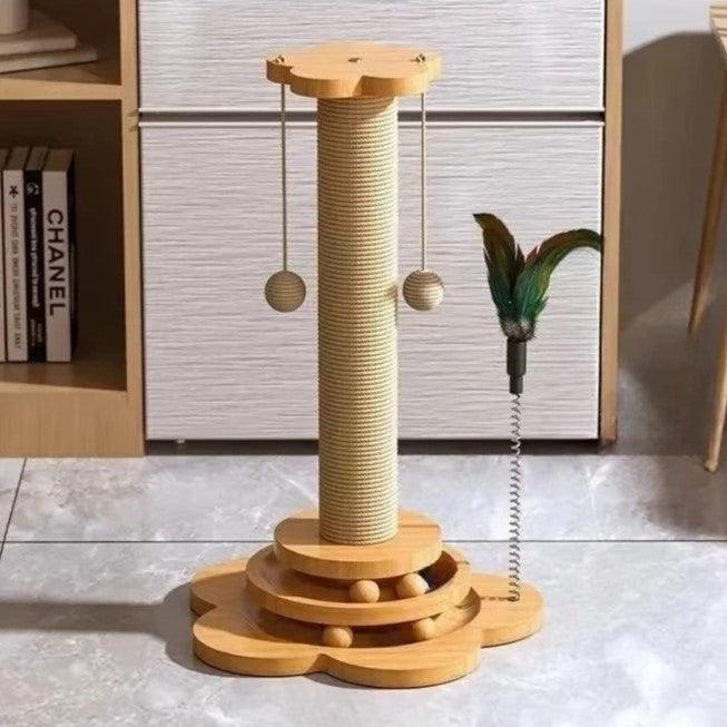 Kitty Klimb Wooden Cat Toy Tower Tracks Cat Toys KittyNook Cat Company   