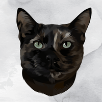 Thumbnail for KittyNook Digital Pet Portrait - KittyNook Cat Company