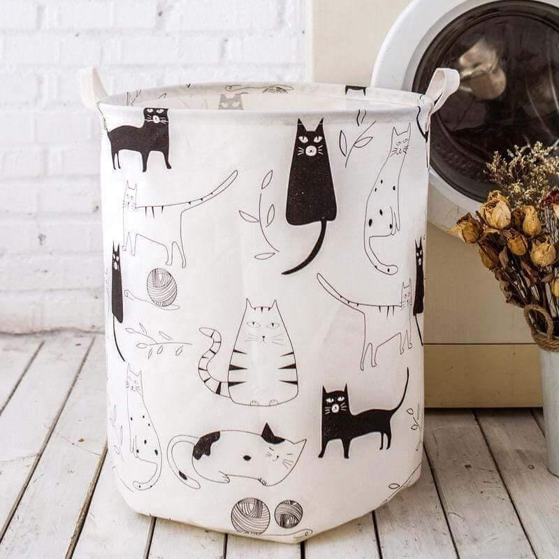 Klene Cat Waterproof Laundry Basket - KittyNook