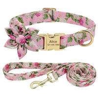 Thumbnail for Lil' Bloomers Personalized Pet Collar and Leash - KittyNook Cat Company