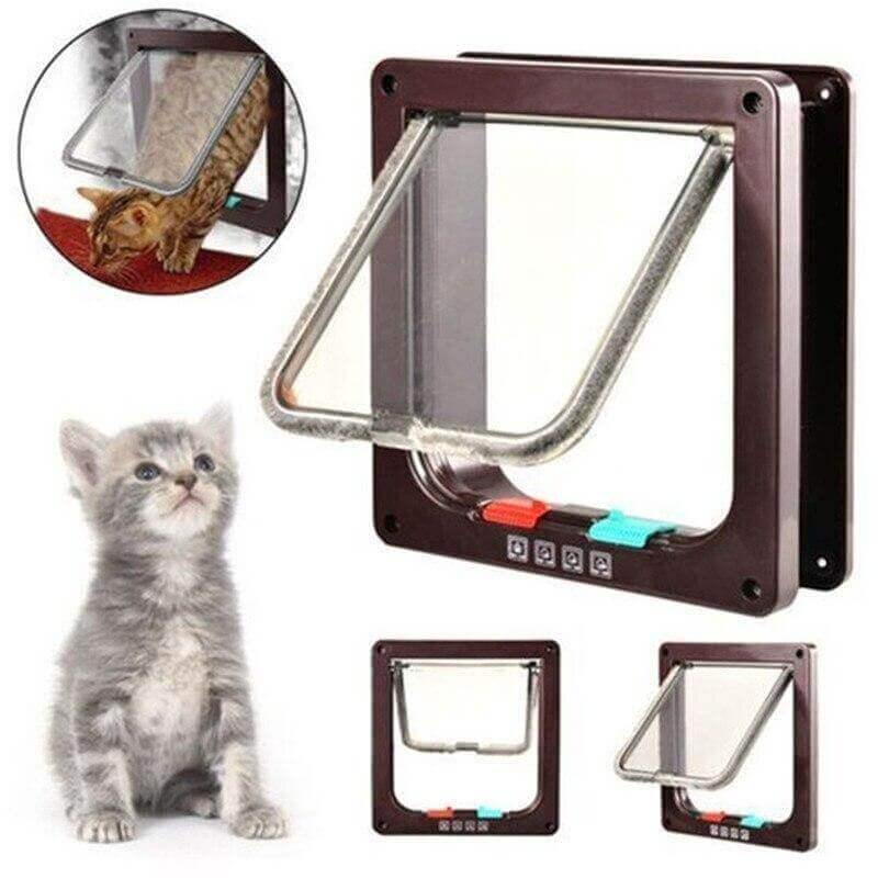 Lock-able Cat Flap Door - KittyNook