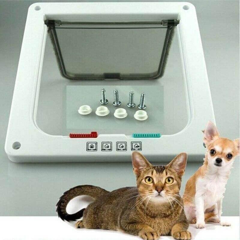 Lock-able Cat Flap Door - KittyNook