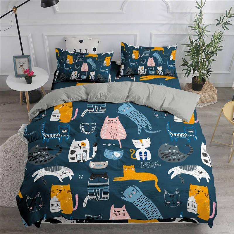 Meow & Purr Cat Bedding Set - KittyNook Cat Company