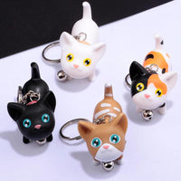 Thumbnail for Meow Doll Black Kitten with Bell Keychain Keychains KittyNook   