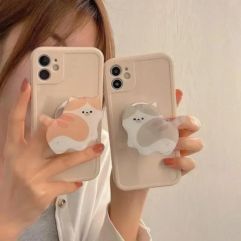 Meow Grip Cat Pop Socket Mobile Phone Accessories KittyNook Cat Company   