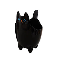 Thumbnail for Meowbin Cat Trash Can Trash Cans & Wastebaskets KittyNook Cat Company Classic Black  