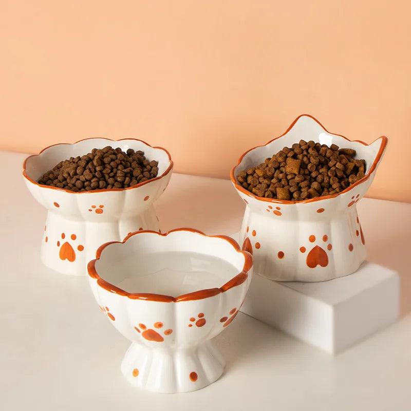 Meowlicious Cat Ceramic Bowls Pet Bowls, Feeders & Waterers KittyNook Cat Company   