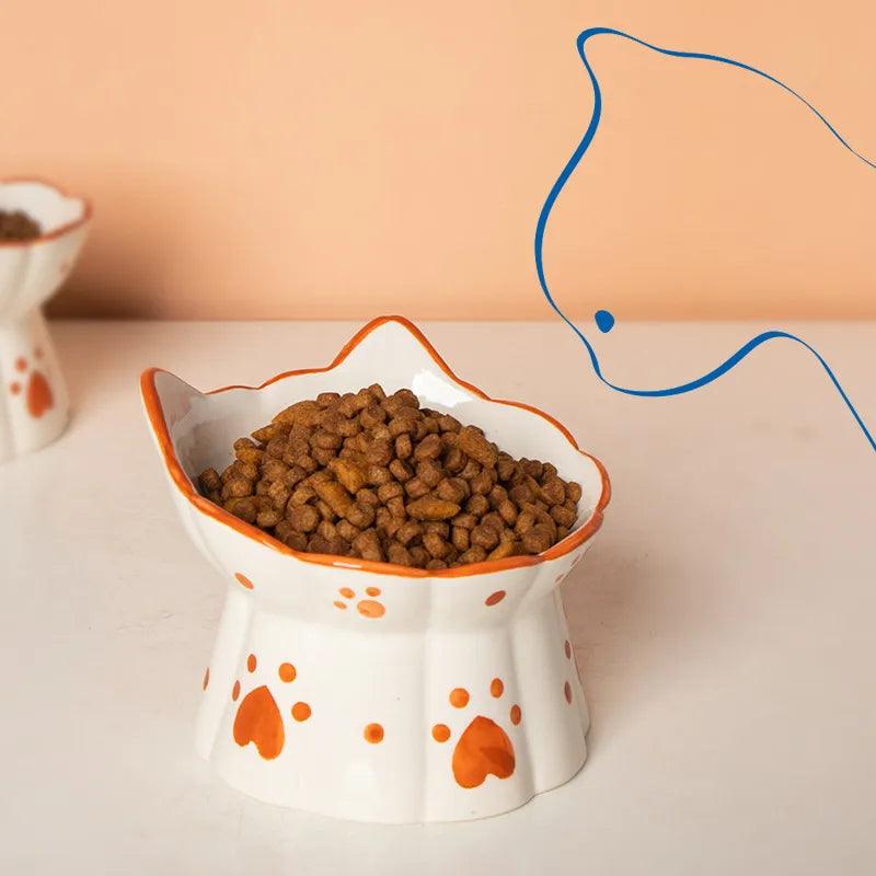 Meowlicious Cat Ceramic Bowls Pet Bowls, Feeders & Waterers KittyNook Cat Company   