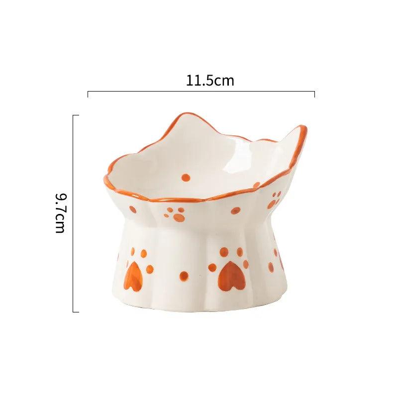 Meowlicious Cat Ceramic Bowls Pet Bowls, Feeders & Waterers KittyNook Cat Company Food Bowl  