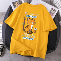 Thumbnail for My Level of Sarcasm Cat TShirt Animals & Pet Supplies KittyNook Cat Company   