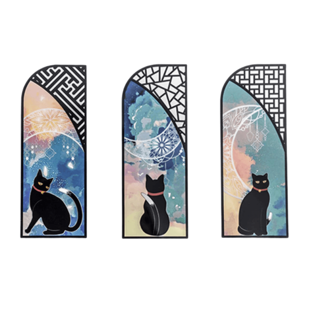 Mysticats Cat Bookmark Set Bookmarks KittyNook Cat Company D  