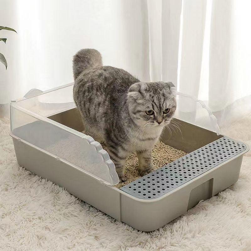 Paws Retreat Semi Enclosed Cat Litter Box Cat Litter Boxes KittyNook Cat Company   