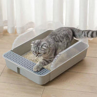 Thumbnail for Paws Retreat Semi Enclosed Cat Litter Box - KittyNook Cat Company