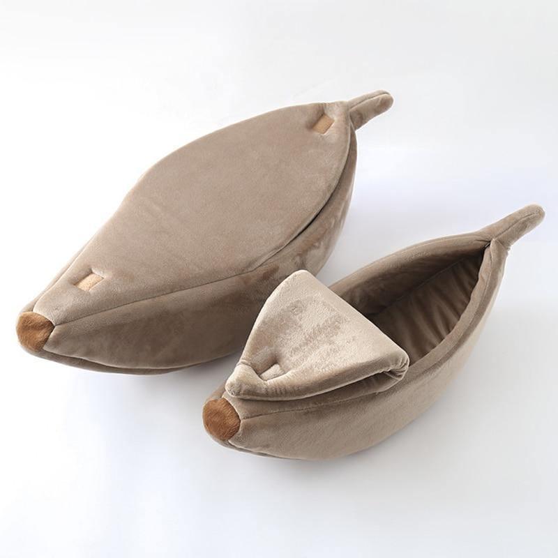 Peeled Banana Cat Bed - KittyNook