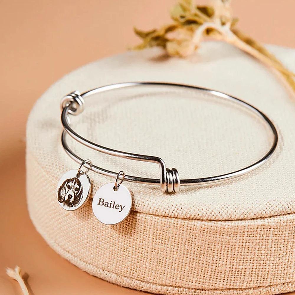 PetShots Engraved Bangles - KittyNook Cat Company