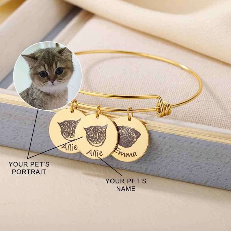 PetShots Engraved Bangles - KittyNook Cat Company