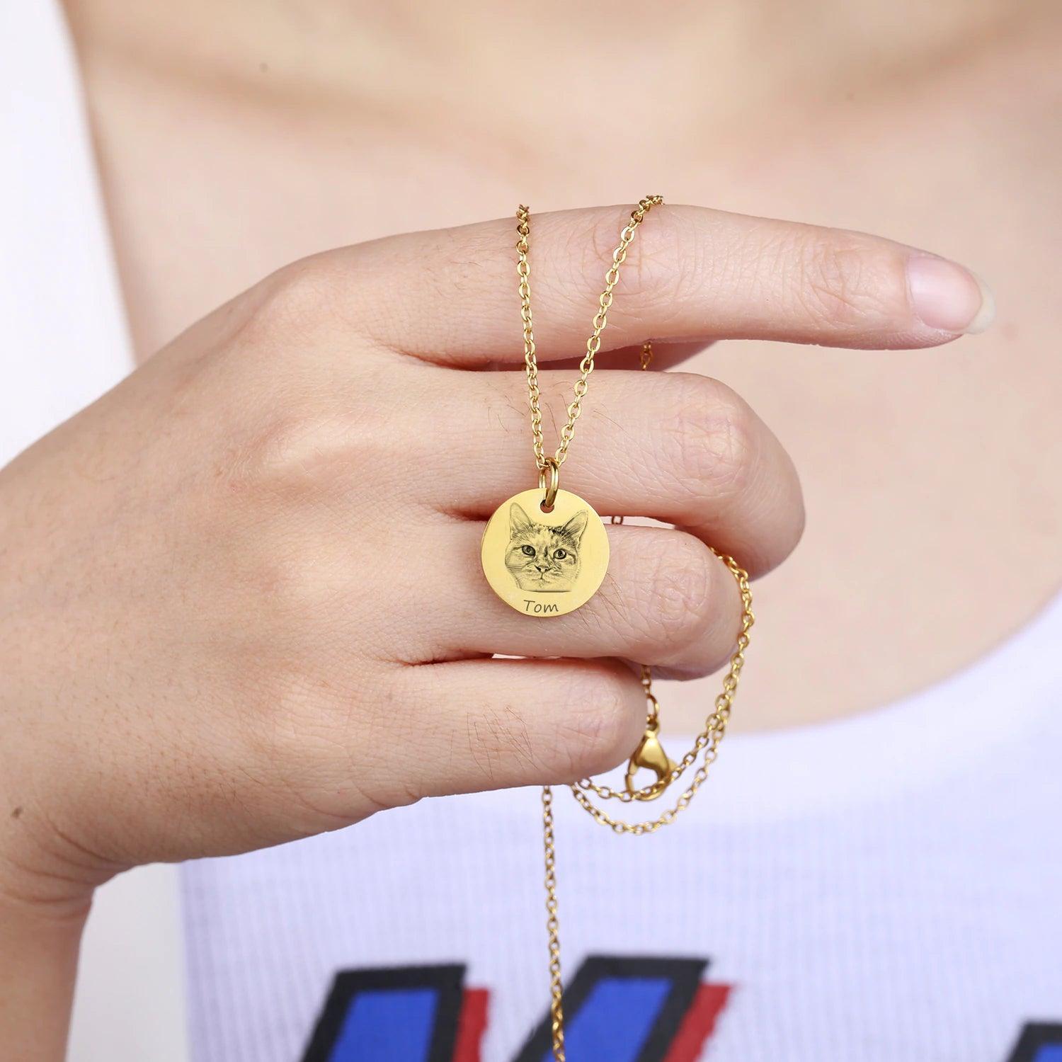 PetShots Personalized Necklace - KittyNook Cat Company