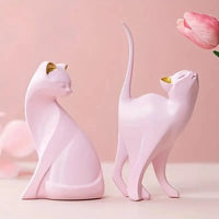 Thumbnail for Poised Purrfect Resin Cat Statue Figurines KittyNook Cat Company   