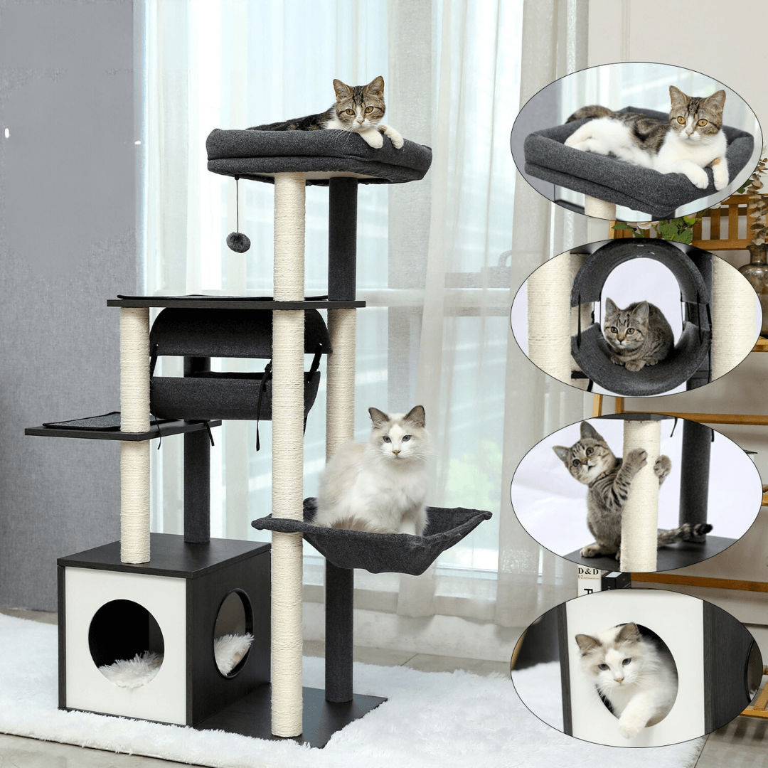 Pounce Palace Indoor Cat Condo - KittyNook Cat Company