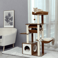 Thumbnail for Pounce Palace Indoor Cat Condo - KittyNook Cat Company