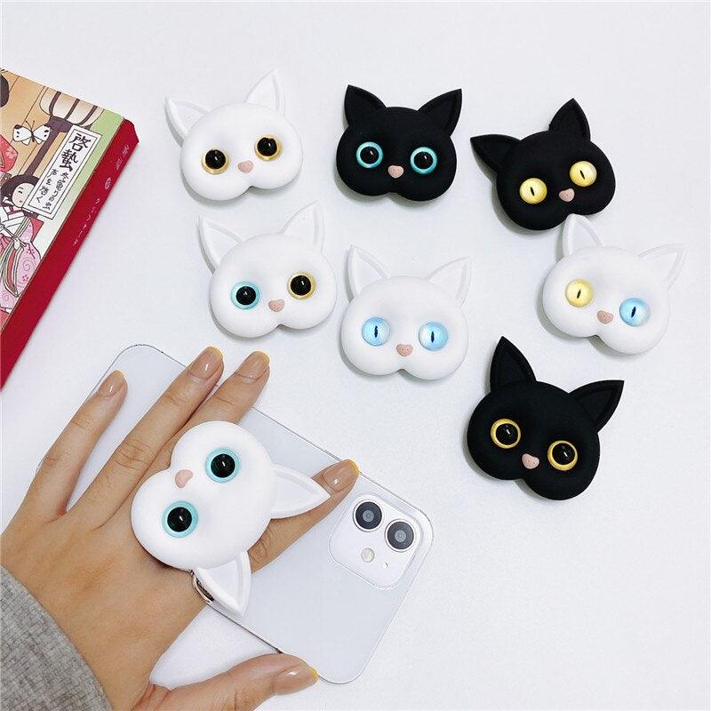 Purr Pop Phone Grip Electronics Accessories KittyNook Cat Company   