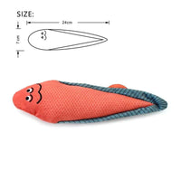 Thumbnail for Purrfect Catch Catnip Fish Cat Toy Cat Toys KittyNook Cat Company Orange and Blue Tadpole  