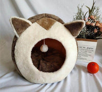 Thumbnail for Purring Kitty Cave Bed - KittyNook