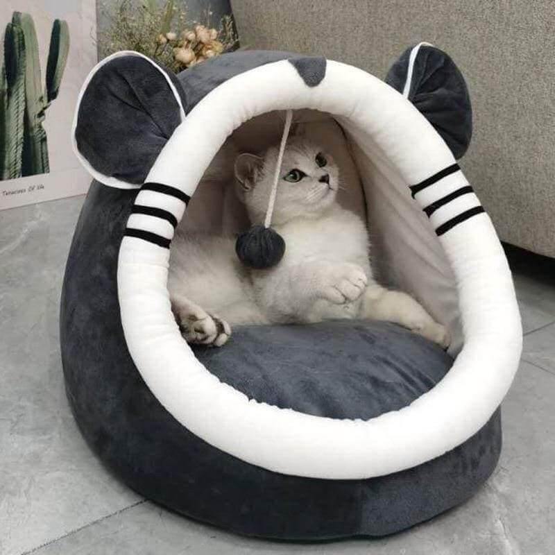 Purring Kitty Cave Bed - KittyNook