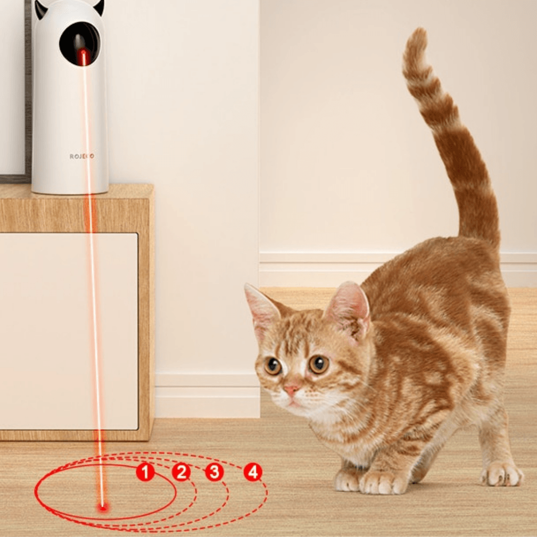 Rojeco Automatic Cat Laser Toy - KittyNook Cat Company