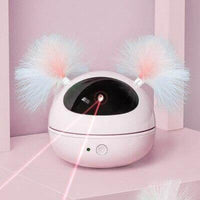 Thumbnail for Roly-Poly 360 Cat Laser Robot Cat Toys KittyNook Pink  