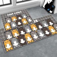 Thumbnail for Rug Catz Cat Doormat Bath Mats & Rugs KittyNook Cat Company 40cm x 60cm Style C 